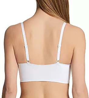 Gel Wireless Bra with No Back Closure White L