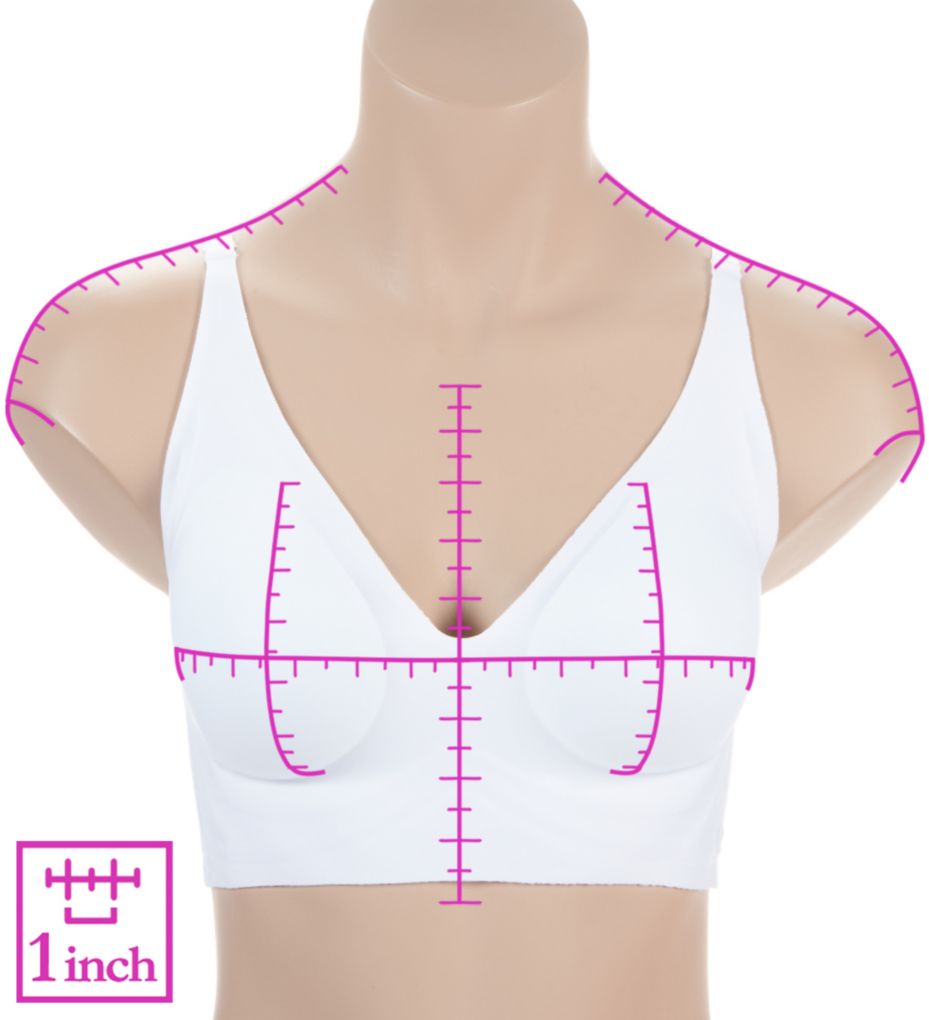 Rhonda Shear Gel Wireless Bra with No Back Closure 1699 - Image 3