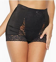 Pin Up Girl Lace Control Panty Black 1X
