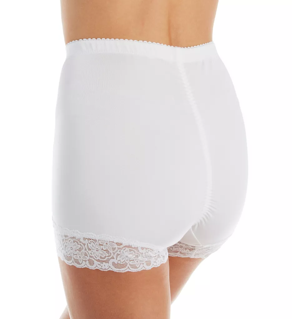 Pin Up Girl Lace Control Panty White 1X