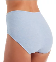Lightweight Melange Brief Panty Blue 1X
