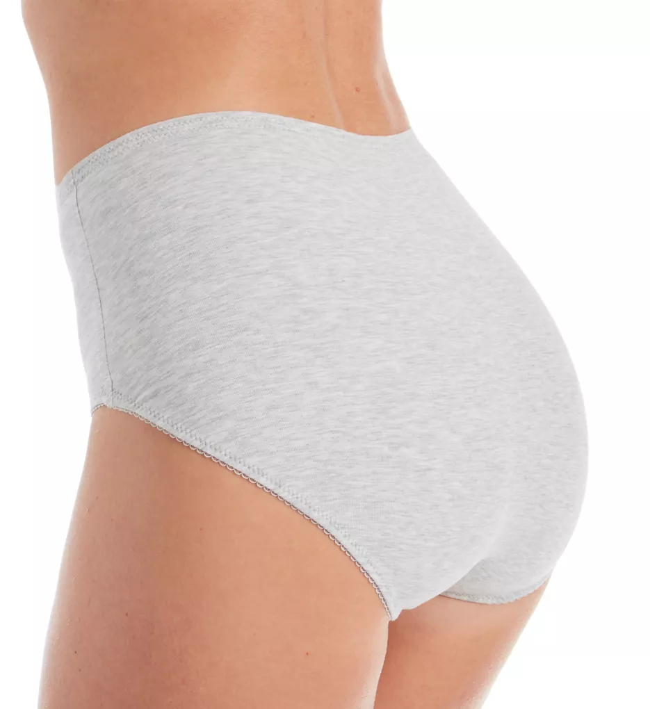 Lightweight Melange Brief Panty Grey 2X