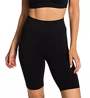 Cotton Blend Longline Panty Black S