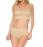 Rhonda Shear Seamless Brief Panty with Lace Overlay 4220 - Image 3