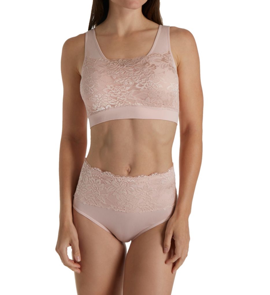 Seamless Brief with Lace Overlay : Sale, Underwear