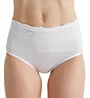 Rhonda Shear Seamless Brief Panty with Lace Overlay 4220 - Image 1