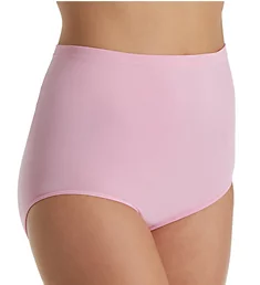 Ahh High Waisted Seamless Brief Panty Pink M