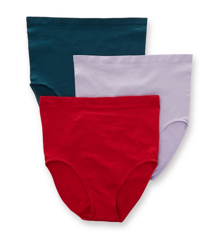 Rhonda Shear Women's Ahh High Waisted Seamless Brief Panty Mystery- 3PK in Assorted | Size Small | HerRoom.com