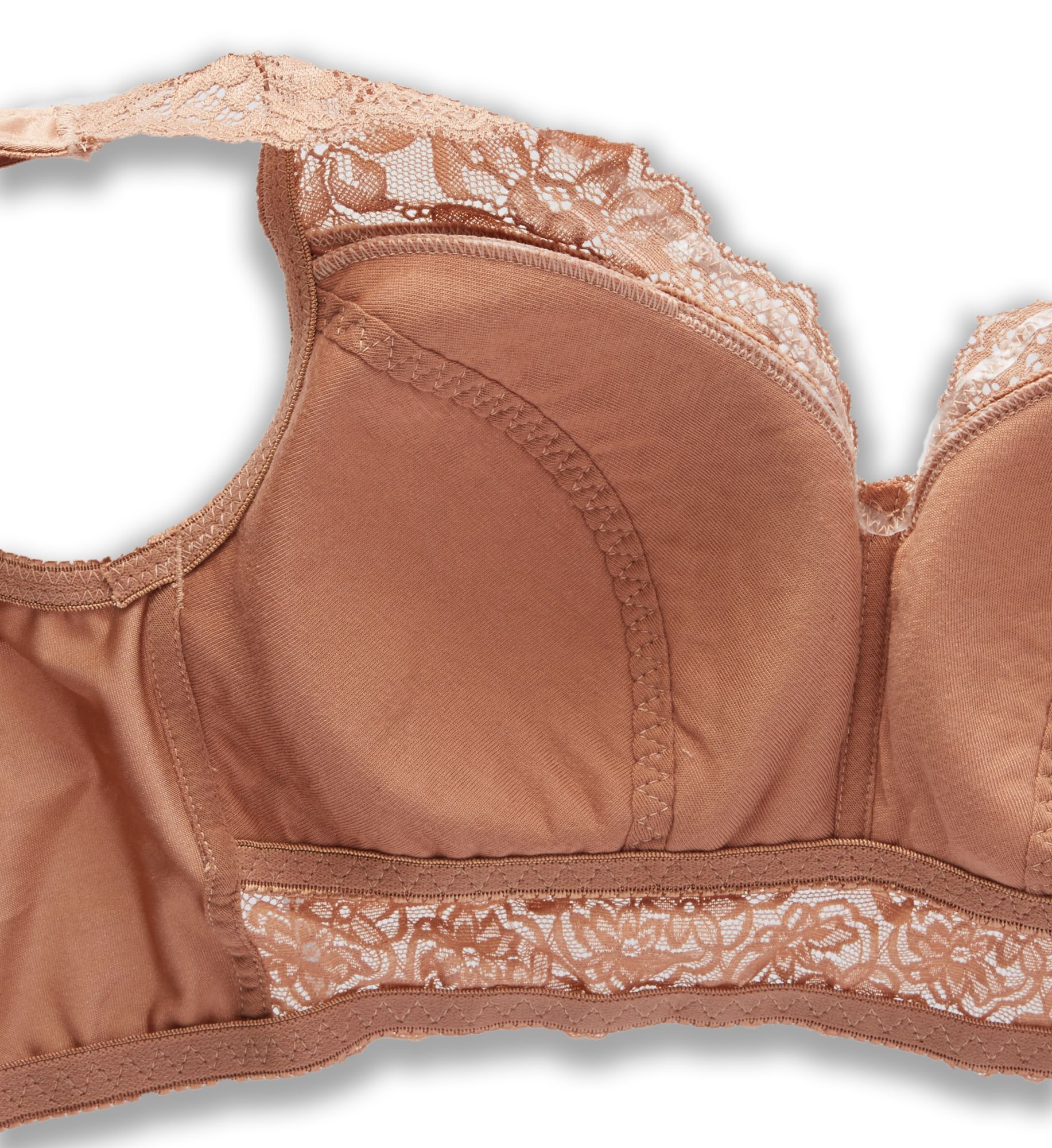 Rhonda Shear Pin Up Lace Leisure Bra with Removable Pads 672BP - Image 6