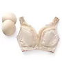 Rhonda Shear Ahh Pin-Up Lace Leisure Bra with Removable Pads 672P - Image 4