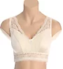 Rhonda Shear Ahh Pin-Up Lace Leisure Bra with Removable Pads 672P - Image 1