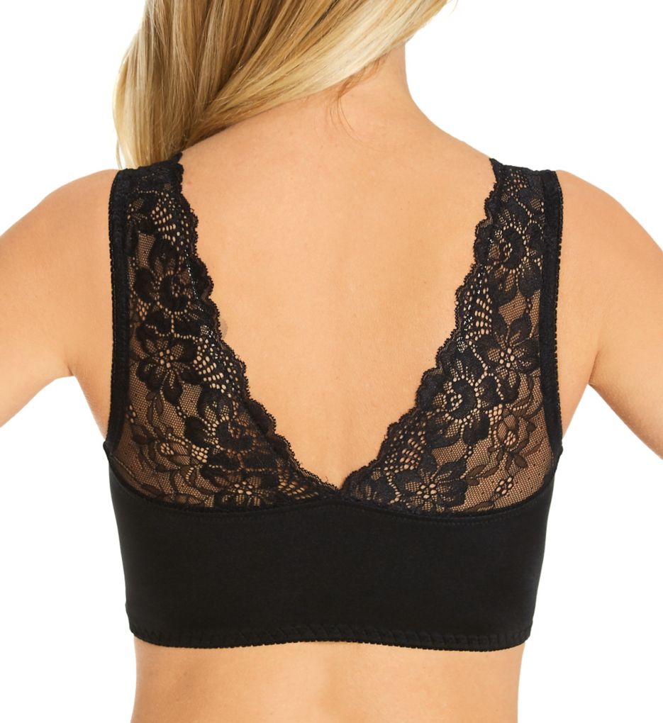 2-Pack: Molded Cup Wireless Bra with Lace Back – Rhonda Shear