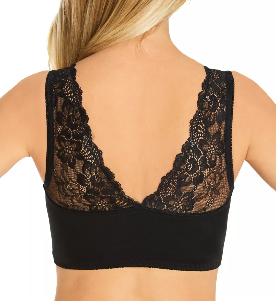 Leia Cotton Rope Bra Top In Black by Brunna.Co