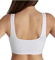 Ahh Seamless Leisure Bra with Removable Pads White S