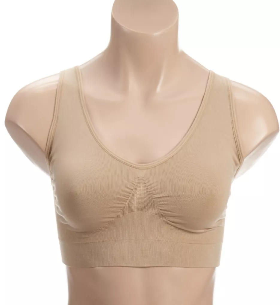 Rhonda Shear Ahh Seamless Leisure Bra with Removable Pads 92071 - Image 1