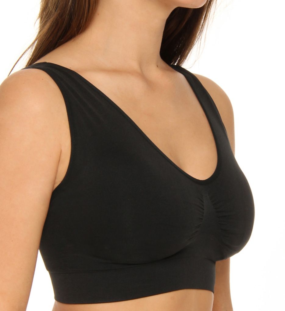 Rhonda Shear Women's Seamless Leisure Bra, Dove Grey, Medium : :  Clothing, Shoes & Accessories