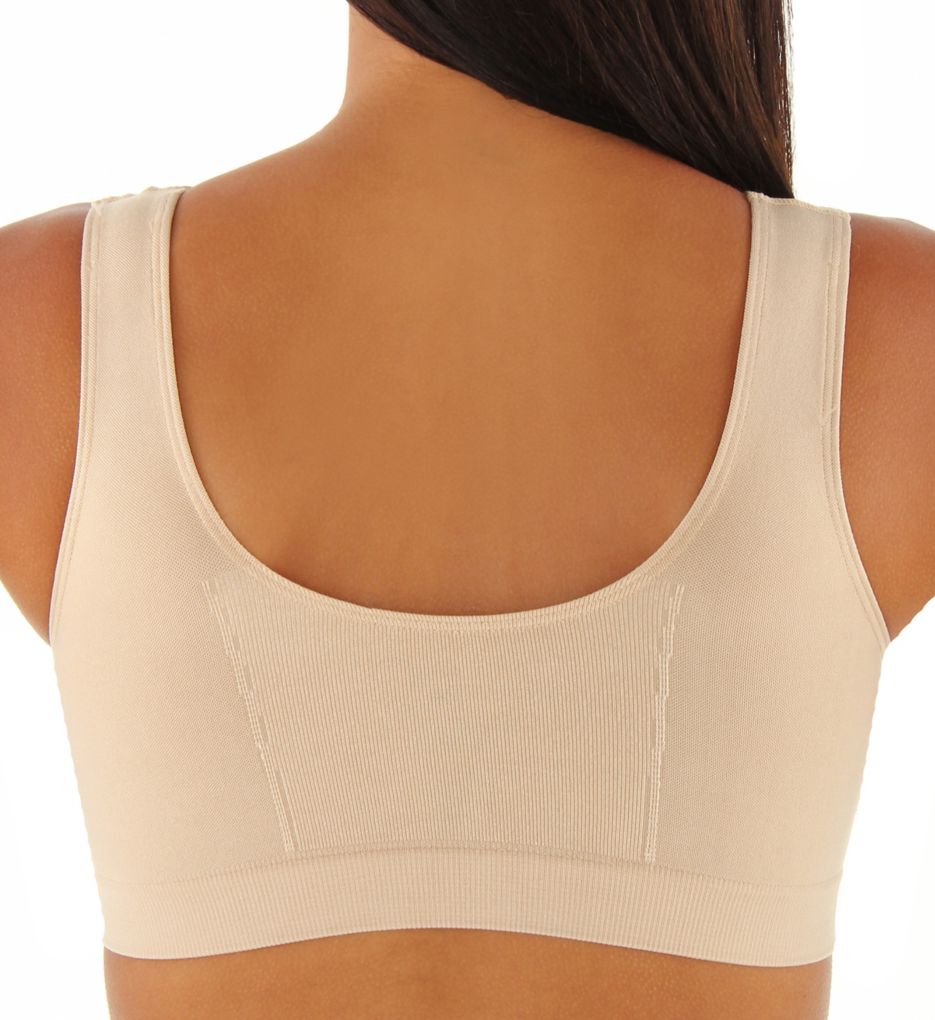 Women's Rhonda Shear 92071 Ahh Seamless Leisure Bra with Removable Pads  (Nude M)