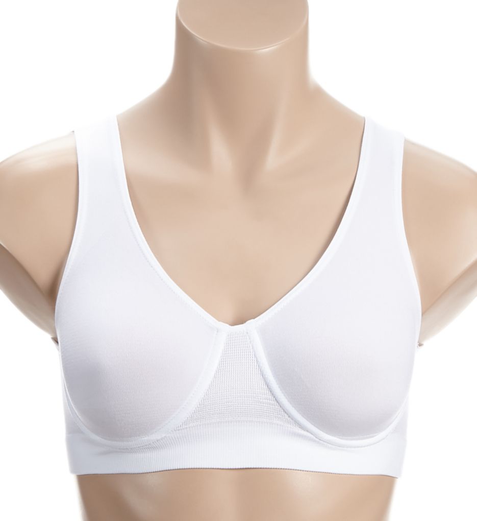 Women's Rhonda Shear 92071 Ahh Seamless Leisure Bra with Removable Pads  (Nude 4X) 