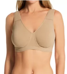 Seamless Underwire Bra Beige 3X