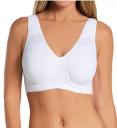 Seamless Underwire Bra White 1X