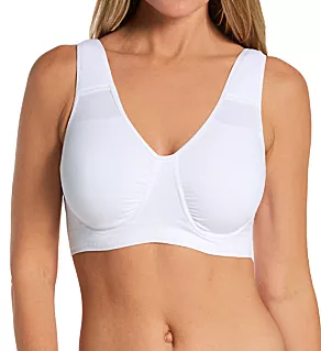 Seamless Underwire Bra White 1X