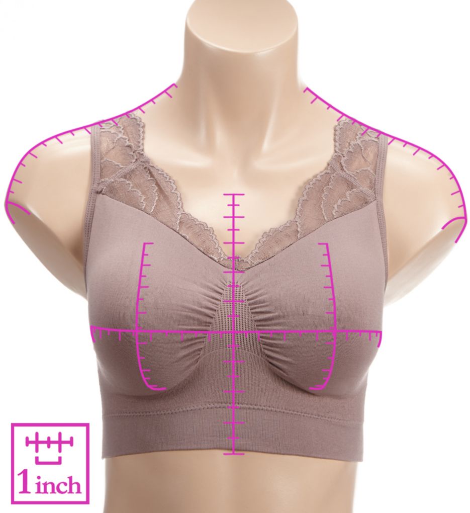 Ahh Bra with Lace & Removable Pads-ns7