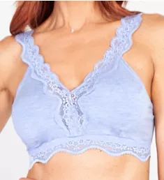 Modal Lace Bra Periwinkle S