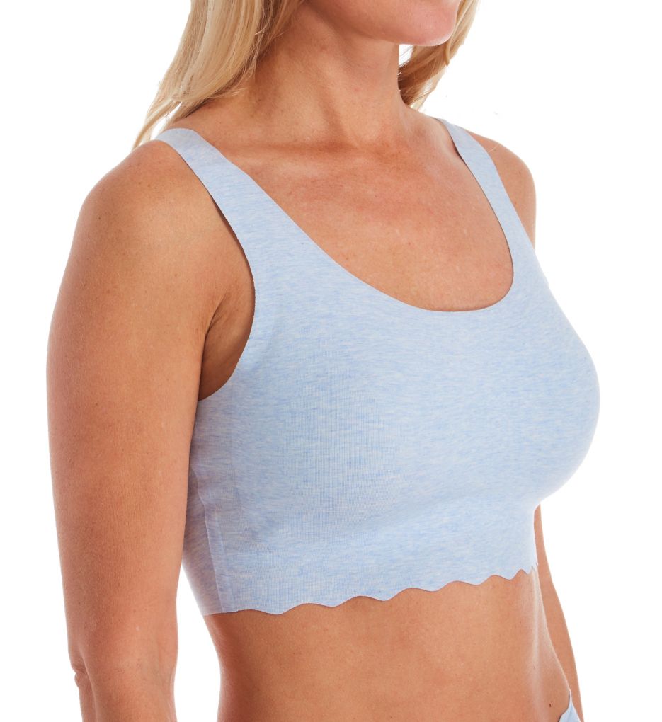 Rhonda Shear : Rhonda Shear 9568 Lightweight Melange Leisure Bra (Blue L)