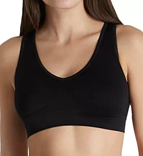 Ahh Seamless Leisure Bra Black 5X