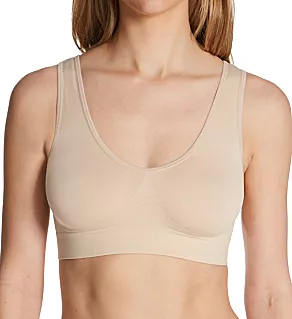 Ahh Seamless Leisure Bra Light Beige L