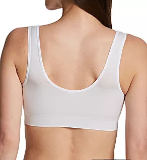 Ahh Seamless Leisure Bra White 4X
