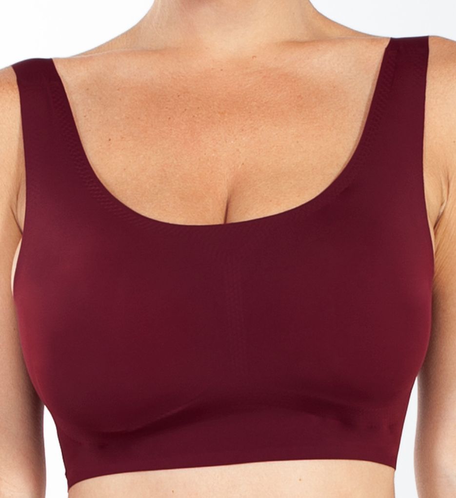 Rhonda Shear : Rhonda Shear 9594 Invisible Body Leisure Bra (Wine XL)
