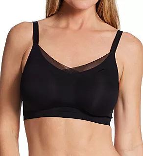 Invisible Edge Bra Black 1X