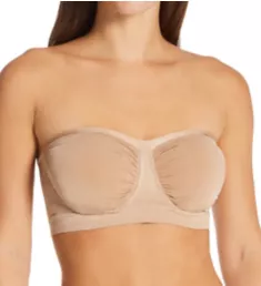 Sweetheart Bandeau Underwire Bra Beige XS