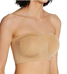 Bandeau Bra with Removable Pads Nude 2X