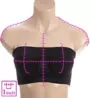 Rhonda Shear Bandeau Bra with Removable Pads 9683 - Image 3