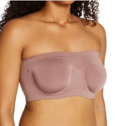 Ahh Angel Underwire Bandeau Bra Mocha XS