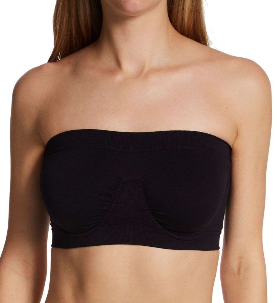 Ahh Angel Underwire Bandeau Bra Black 3X by Rhonda Shear