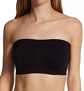 Ahh Angel Underwire Bandeau Bra Black 3X