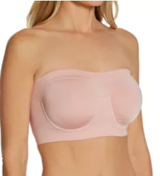 Ahh Angel Underwire Bandeau Bra Dusty Rose S