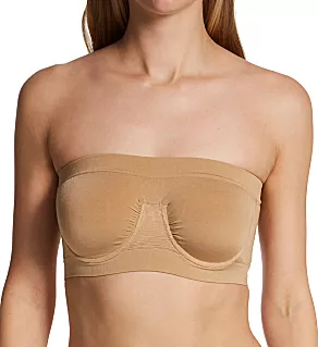 Ahh Angel Underwire Bandeau Bra Nude 3X