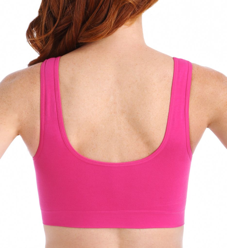 Ahh Cotton Blend Seamless Bra with Removable Pads-bs