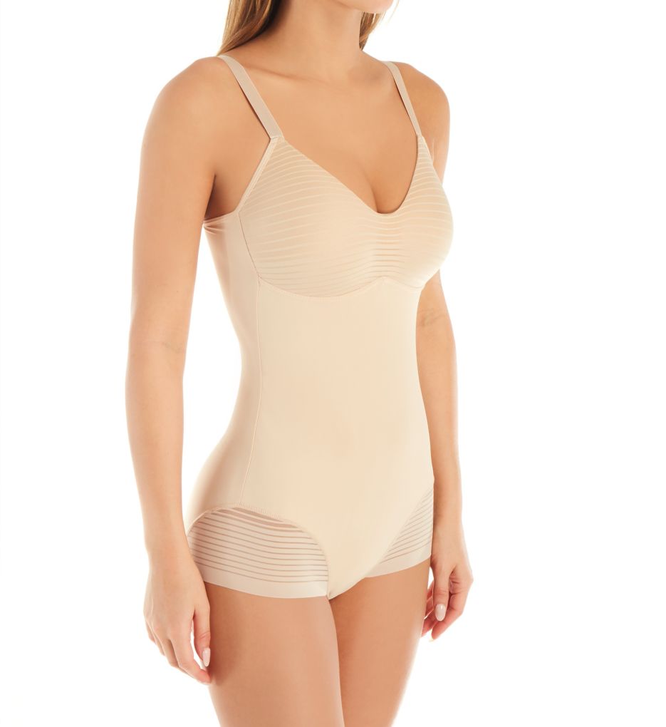 Rhonda Shear : Rhonda Shear 9823 Molded Cup Bodysuit (Frappe 1X)