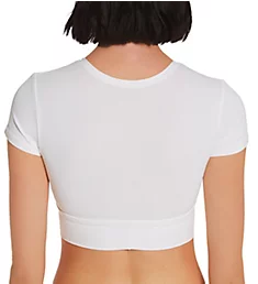 Ava T-Shirt Bikini Swim Top White L