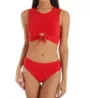 Robin Piccone Ava Tank Top Front Tie Bikini Swim Top 191725 - Image 5