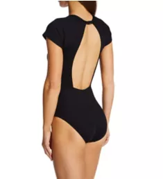 Amy Raglan One Piece Swimsuit Licorice 2