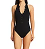 Robin Piccone Amy One Piece High Neck One Piece Swimsuit 220814 - Image 1