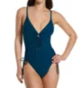 Robin Piccone Aubrey Keyhole Side Adjust One Piece Swimsuit 221713 - Image 1