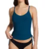 Robin Piccone Aubrey Side Adjustable Tankini Swim Top 231726 - Image 1