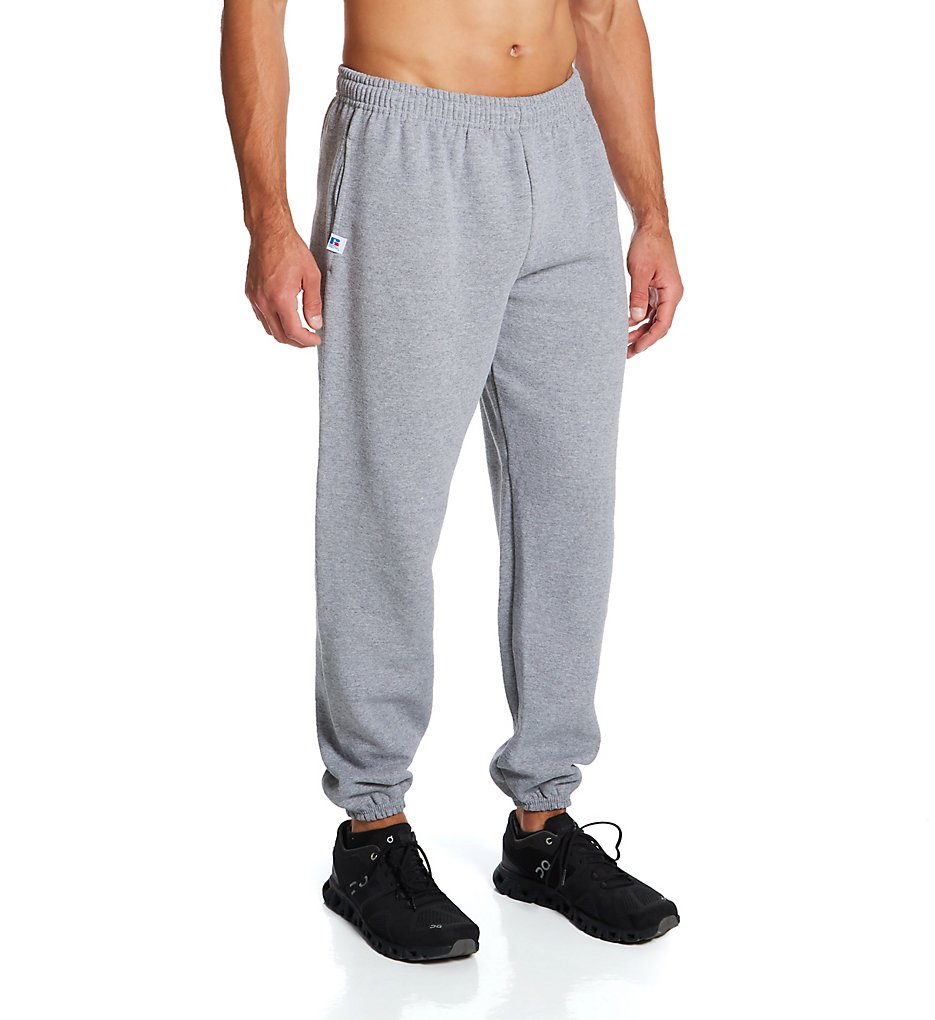 Russell 029HBM0 Dri-Power Fleece Closed Bottom Pocketed Pants (Oxford)